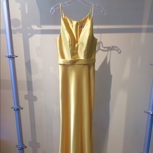 New! Yellow/Gold Floor Length Dress,